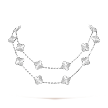[Max Jewelry ]CLOVER 20 MOTIFS  LASER SILVER