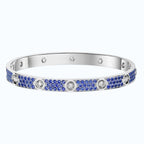 [Plus&Max]Classic 6.1mm Love Bracelet 10-Diamond Full Pavé