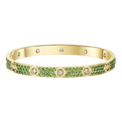 [Plus&Max]Classic 6.1mm Love Bracelet 10-Diamond Full Pavé