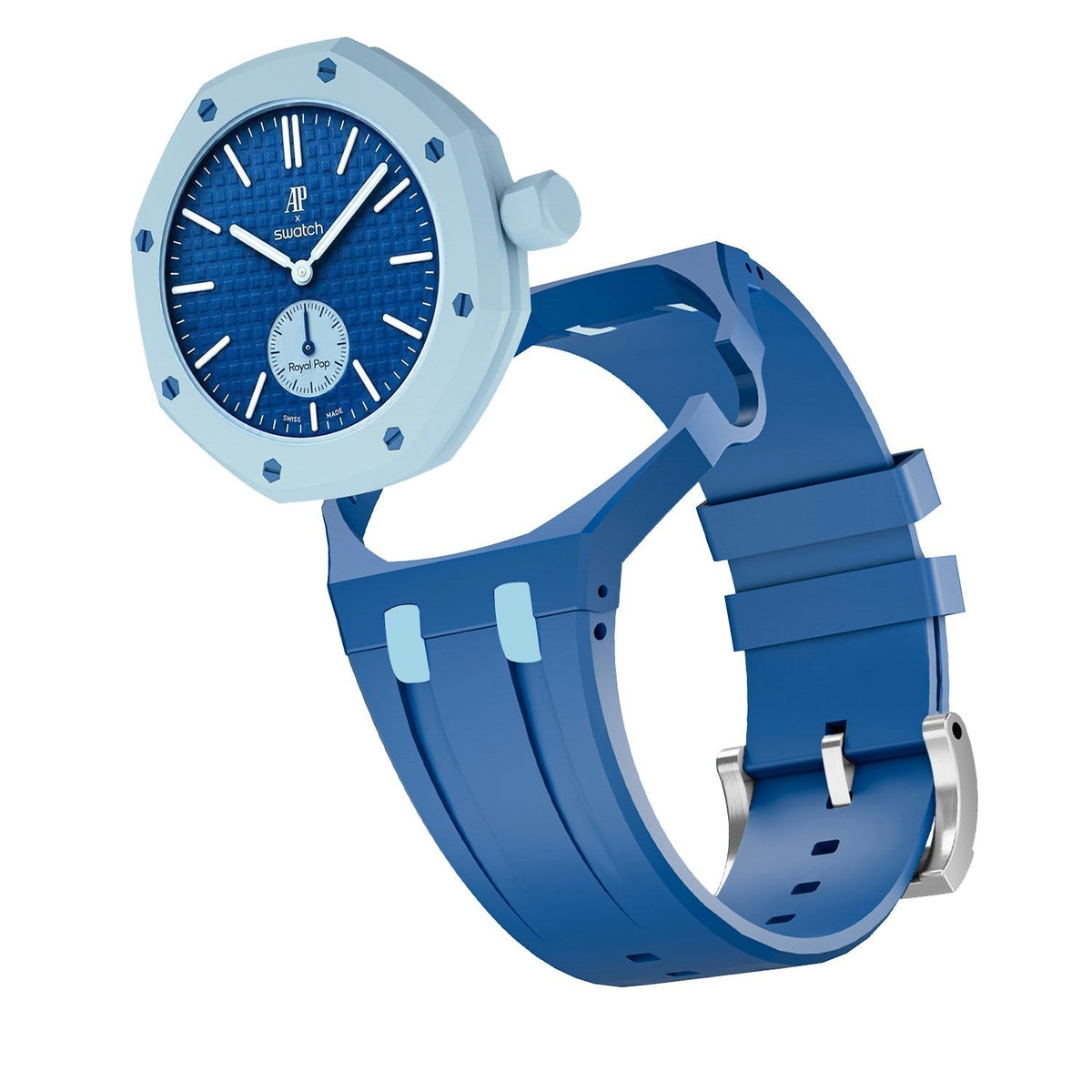 [Plus&Max]Royal Oak Pop Exclusive Bioceramic Case & Silicone Strap Mix Color