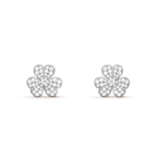 [Plus&Max]CLOVER COMOS DIAMOND EARRINGS SILVER
