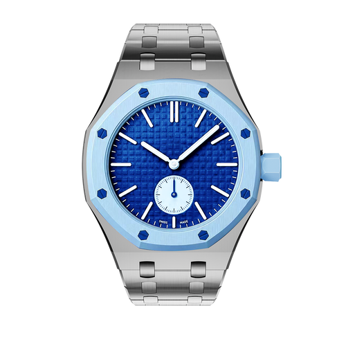 [Plus&Max]OAK POP EXCLUSIVE SILVER STEEL STRAP