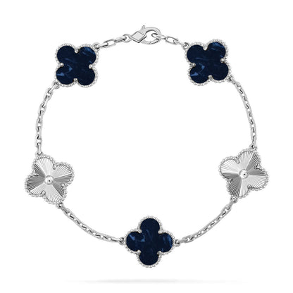 [Max Jewelry ]CLOVER 5 MOTIF PIETERSITE BRACELET COLLECTION