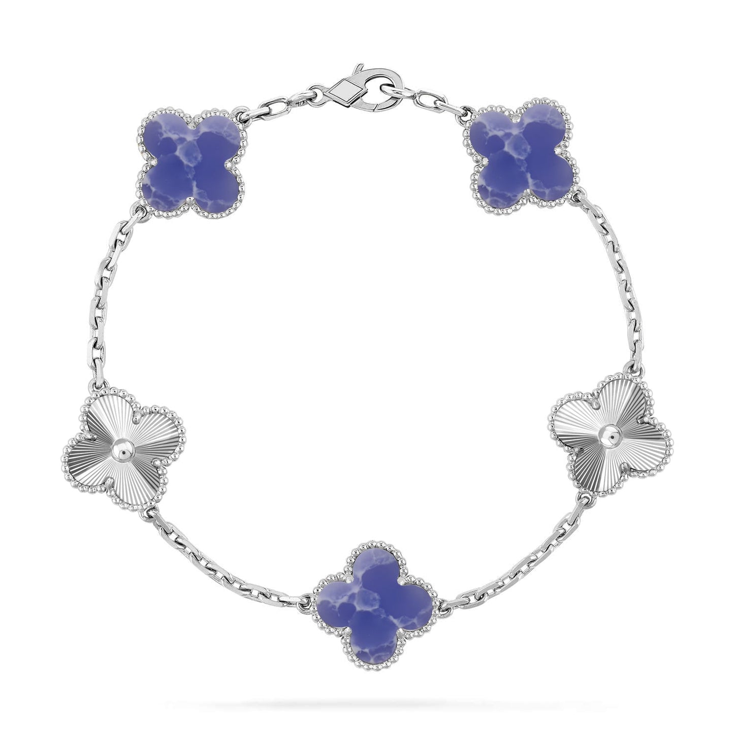 [Max Jewelry ]CLOVER 5 MOTIF BLUE VEINS BRACELET COLLECTION