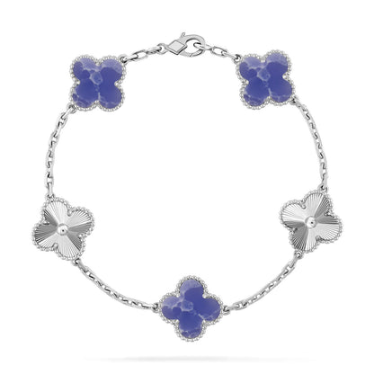 [Max Jewelry ]CLOVER 5 MOTIF BLUE VEINS BRACELET COLLECTION