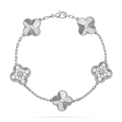 [Max Jewelry ] CLOVER 5 MOTIF LASER BRACELET COLLECTION