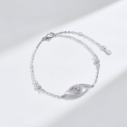 [Max Jewelry]Lucky Eye Pave-Set Diamond Bracelet