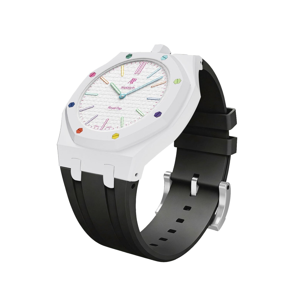 [Plus&Max]Royal Oak Pop Exclusive Bioceramic Case & Silicone Strap Mix Color