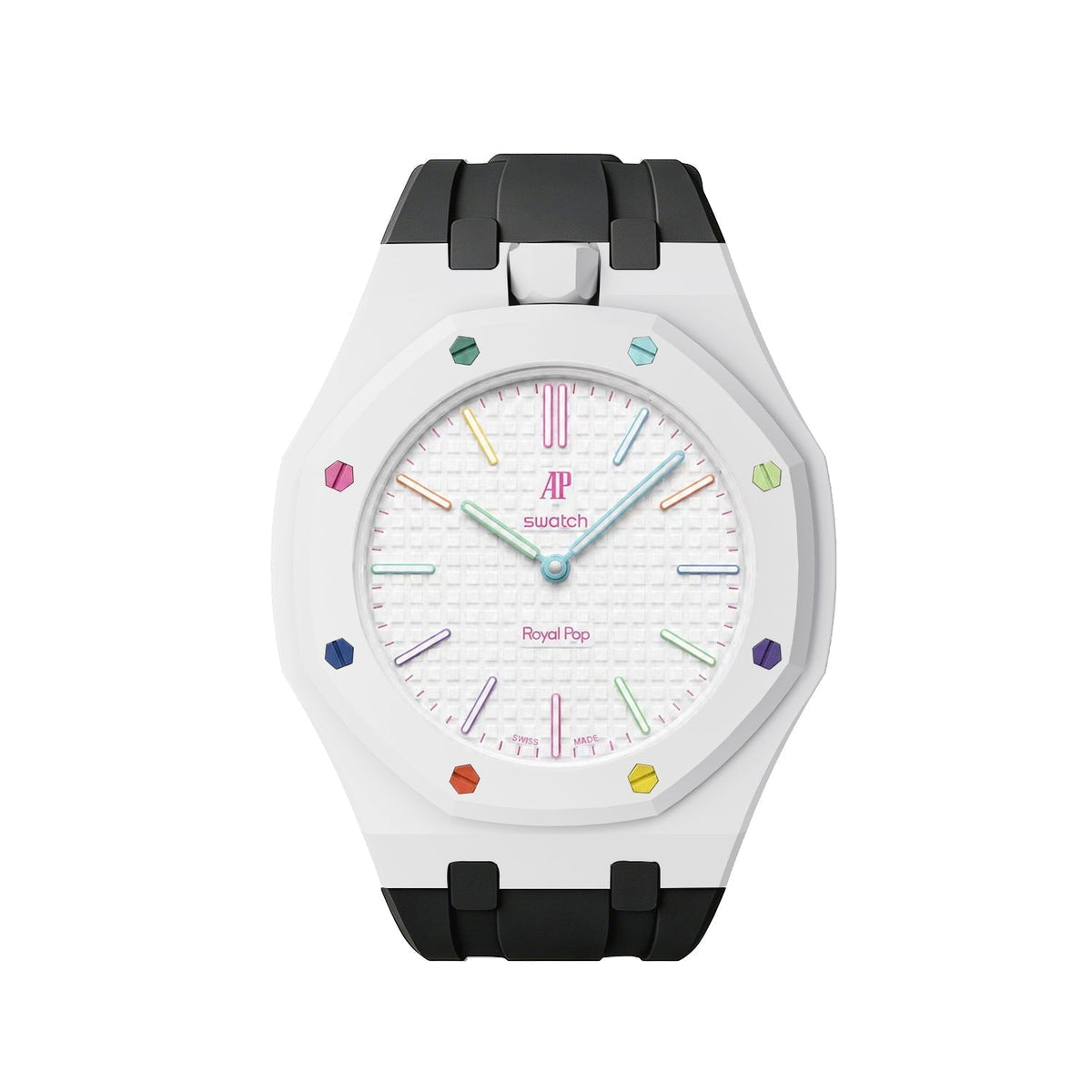 [Plus&Max]Royal Oak Pop Exclusive Bioceramic Case & Silicone Strap Mix Color