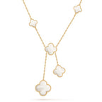 [Plus&Max]CLOVER MOTHER OF PEARL NECKLACE 6 MOTIF