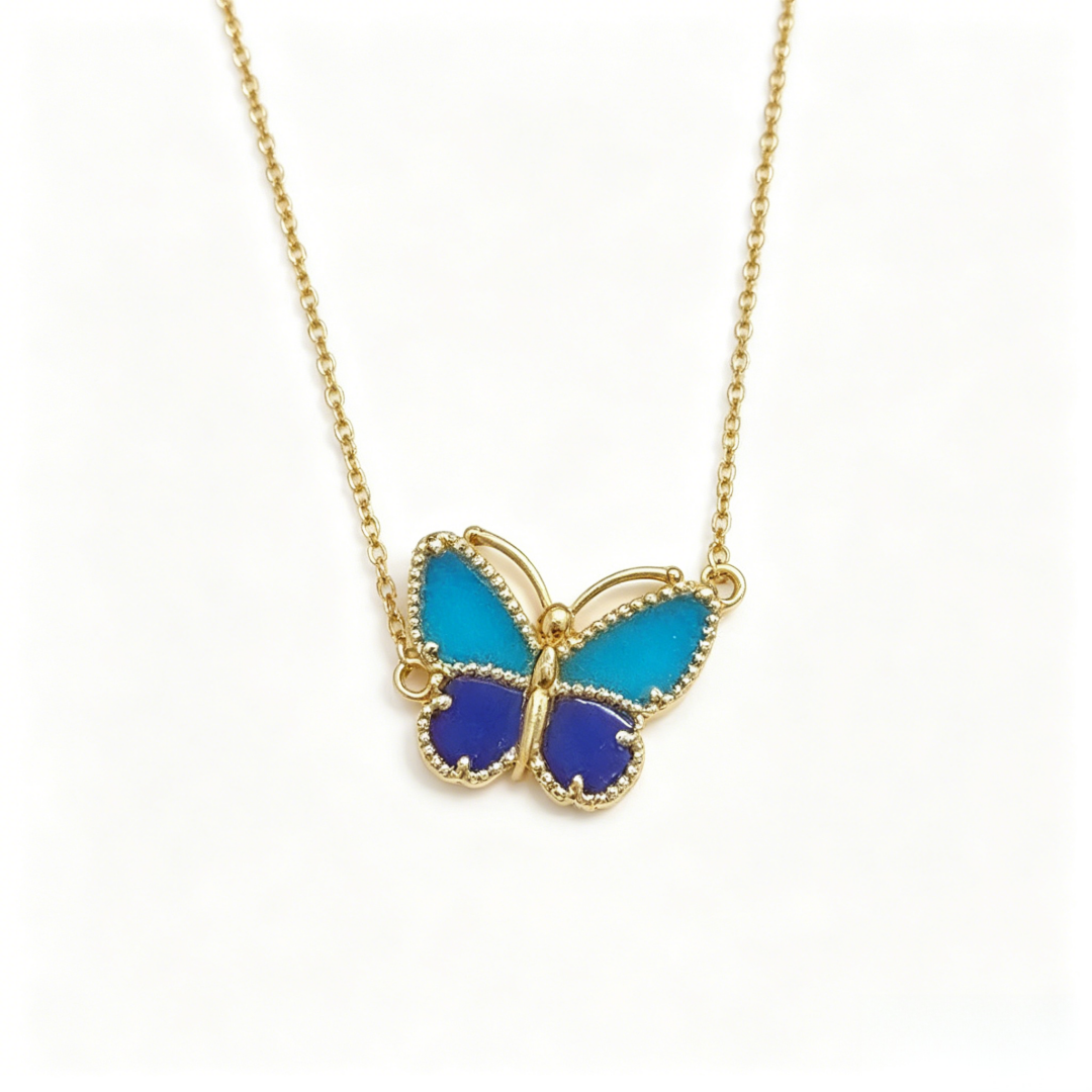 [Max Jewelry] 2026 NEW LUCKY BUTTERFLY 1 MOTIFS NECKLACE