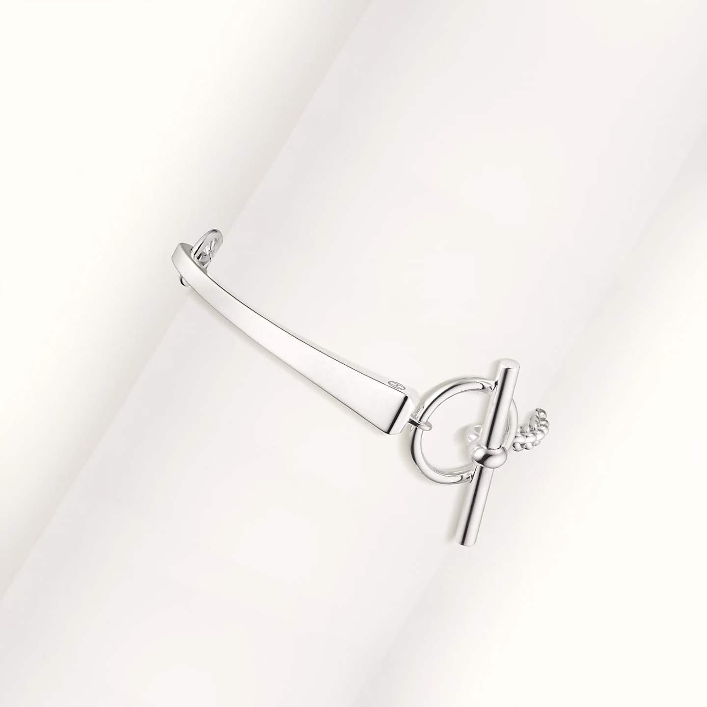 [Max Jewelry]CLOU DE FORGE BRACELET WITH SQUARE CONE STUDS