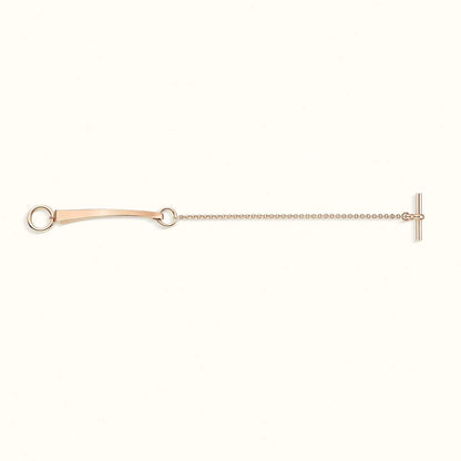 [Max Jewelry]CLOU DE FORGE BRACELET WITH SQUARE CONE STUDS