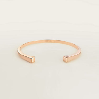 [Max Jewelry]CLOU DE FORGE SQUARE CONE STUDS OPEN CUFF ONE SIZE