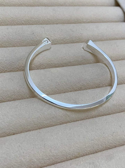 [Max Jewelry]CLOU DE FORGE SQUARE CONE STUDS OPEN CUFF ONE SIZE