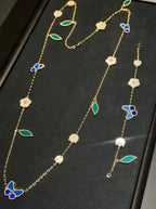 [Plus&Max ]LUCKY SPRING GOLD  MOTIFS  NECKLACE
