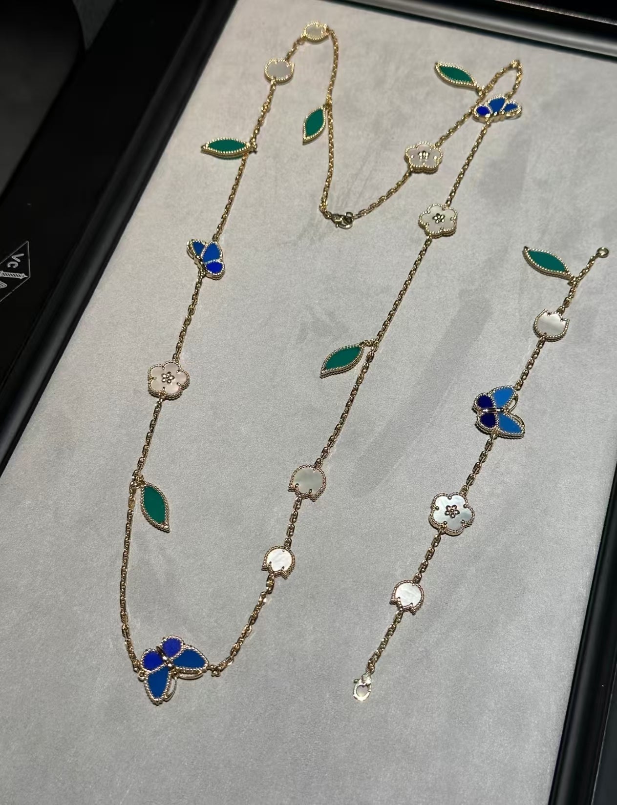 [Max Jewelry ]LUCKY SPRING GOLD  MOTIFS  NECKLACE