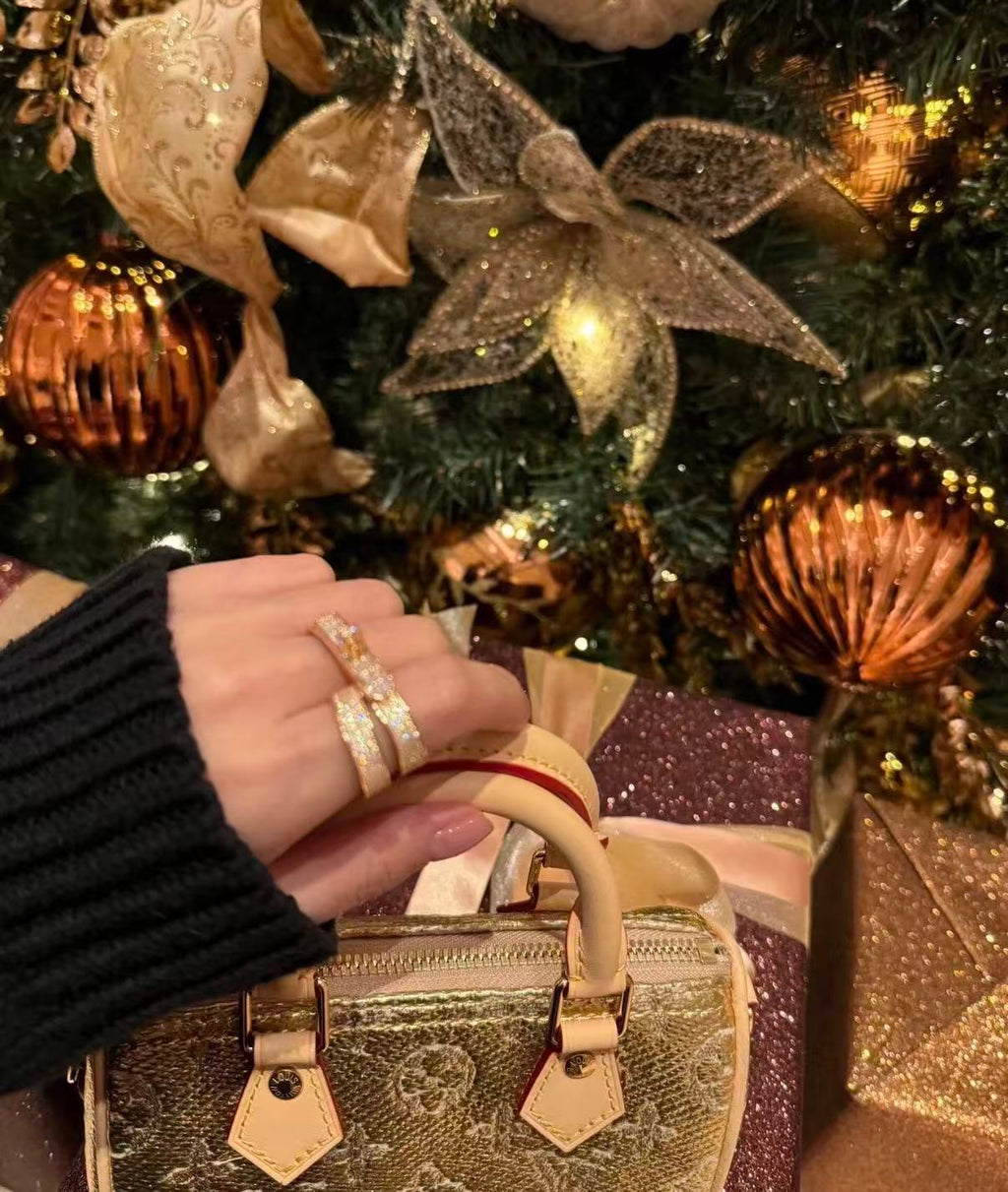 [Plus&Max]NEW STYLE FULL CIRCLE DOUBLE DIAMOND RING