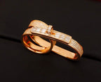 [Plus&Max]NEW STYLE FULL CIRCLE DOUBLE DIAMOND RING