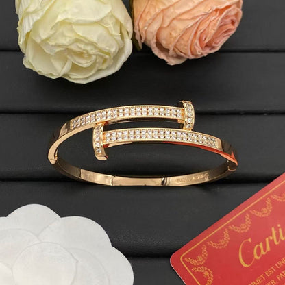 [Max Jewelry]NEW ROSE GOLD 6.1MM BRACELET