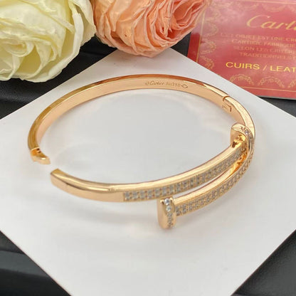 [Max Jewelry]NEW ROSE GOLD 6.1MM BRACELET