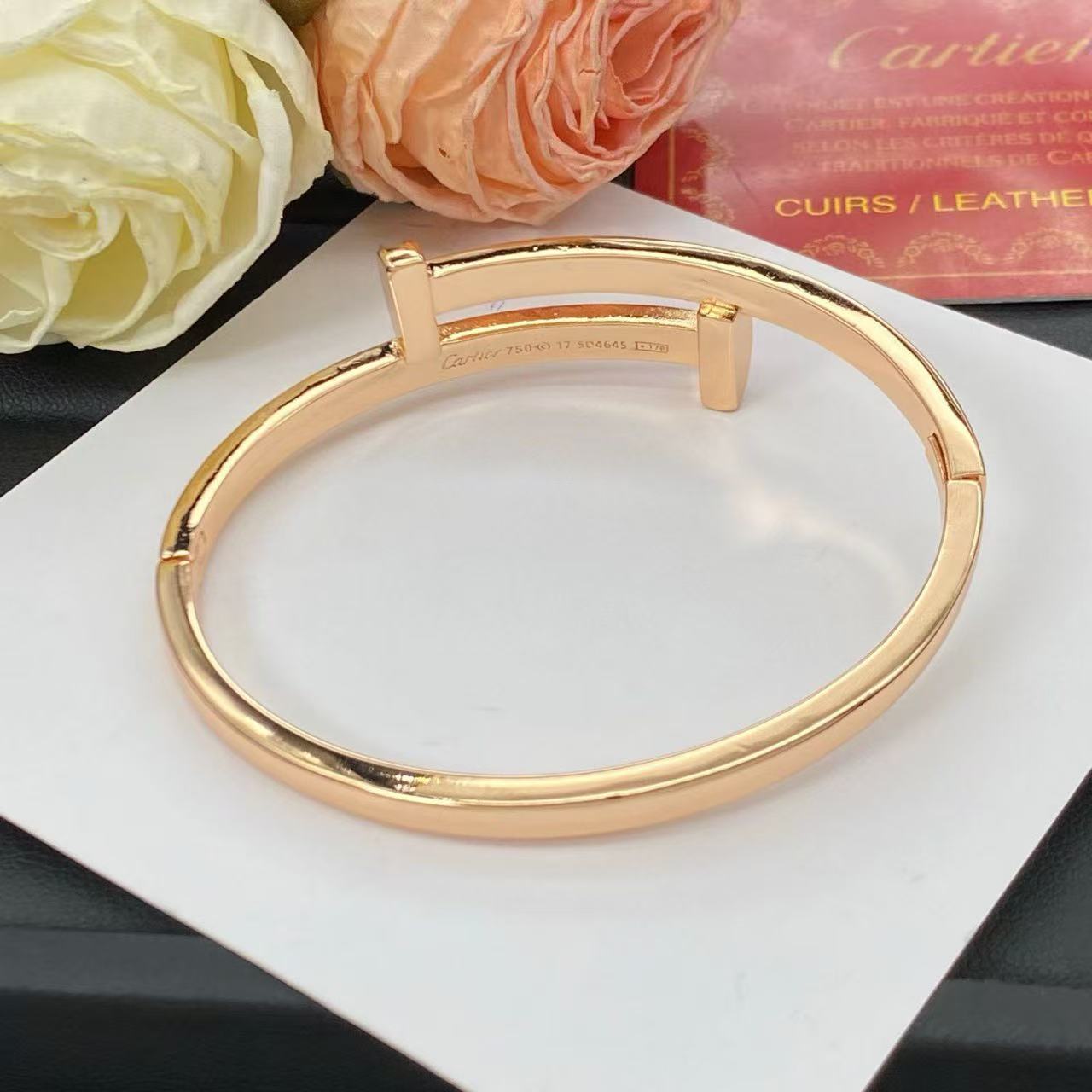 [Max Jewelry]NEW ROSE GOLD 6.1MM BRACELET