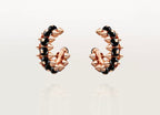 [Plus&Max]CLASH COLLECTION AGATE CHALCEDONY STUD EARRINGS