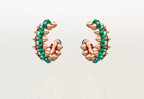 [Plus&Max]CLASH COLLECTION AGATE CHALCEDONY STUD EARRINGS