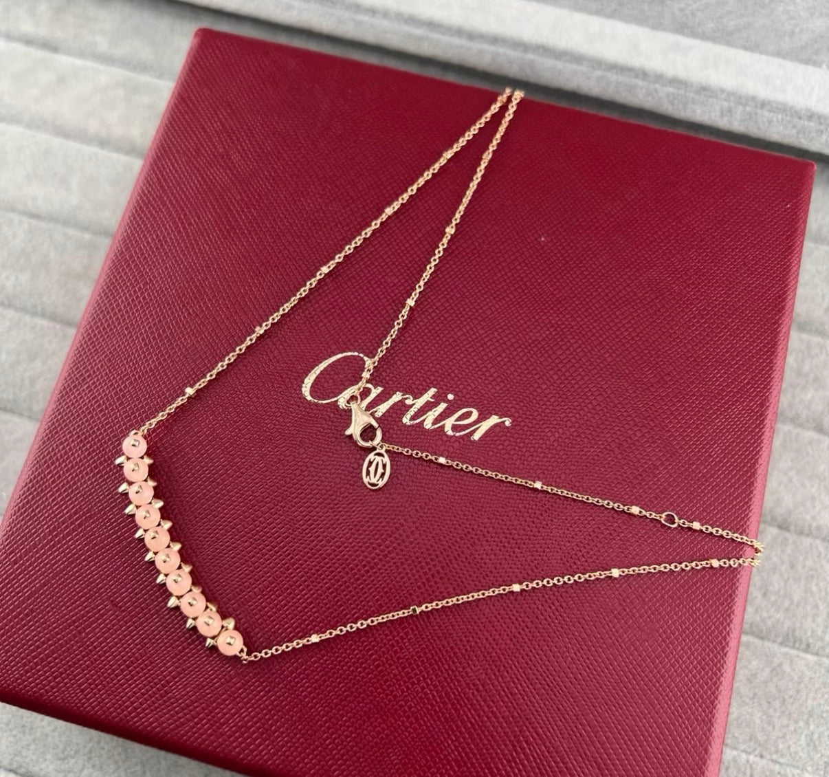 [：Max Jewelry]CLASH COLLECTION AGATE CHALCEDONY STUD NECKLACE