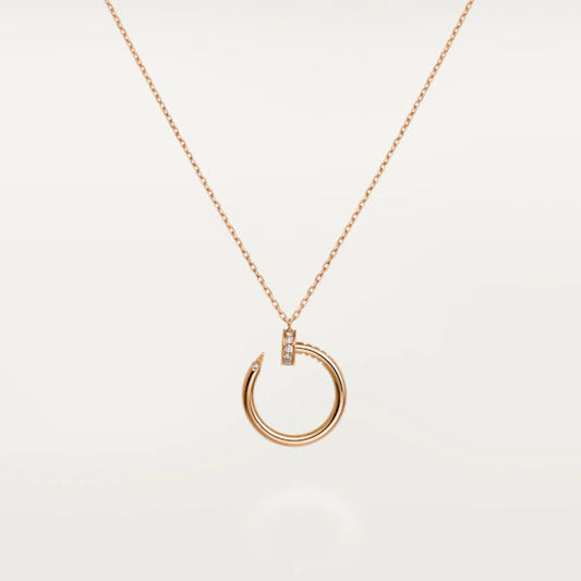 [Max Jewelry ]JUSTE NECKLACE PINK GOLD
