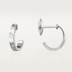 [Plus&Max]LOVE EARRINGS 2.65MM SILVER