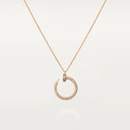 [Plus&Max]JUSTE NECKLACE PINK GOLD DIAMONDS