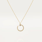 [Plus&Max]JUSTE NECKLACE GOLD DIAMONDS