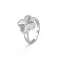 [Plus&Max]CLOVER SILVER RING