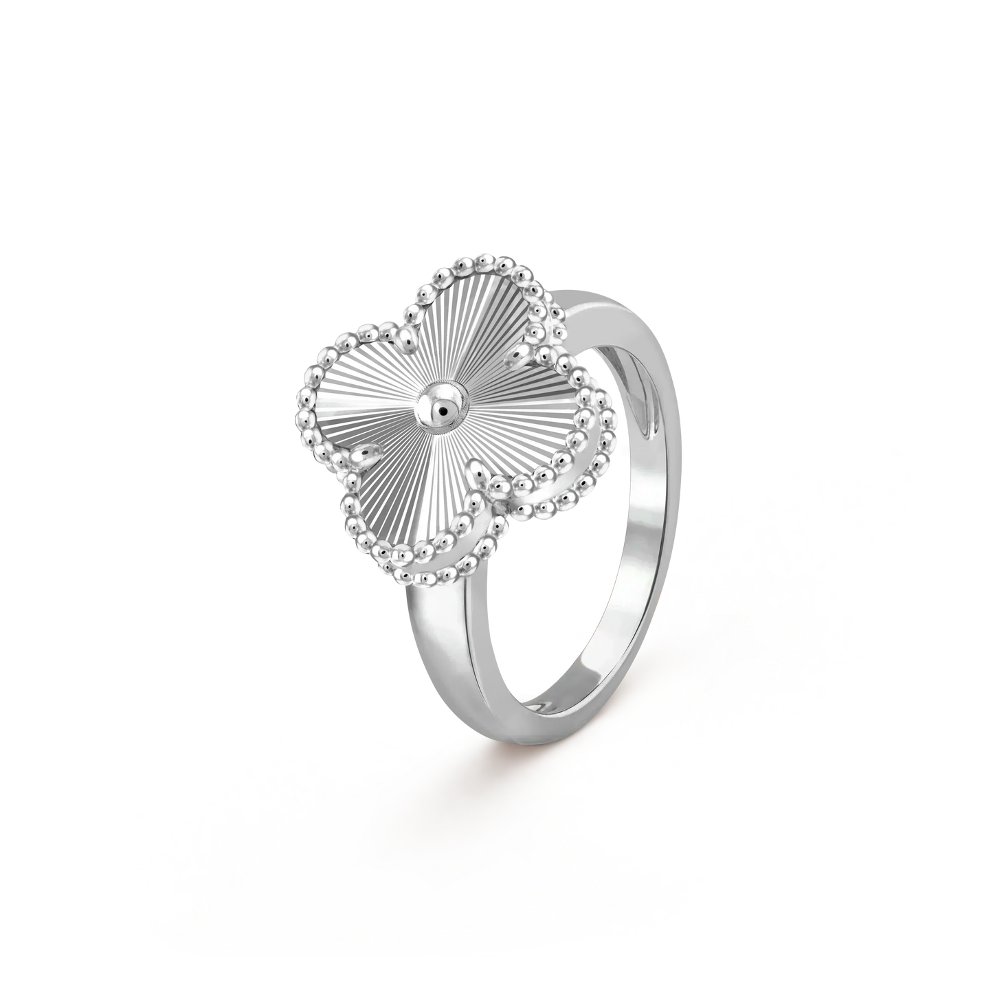 [Max Jewelry ]CLOVER SILVER RING