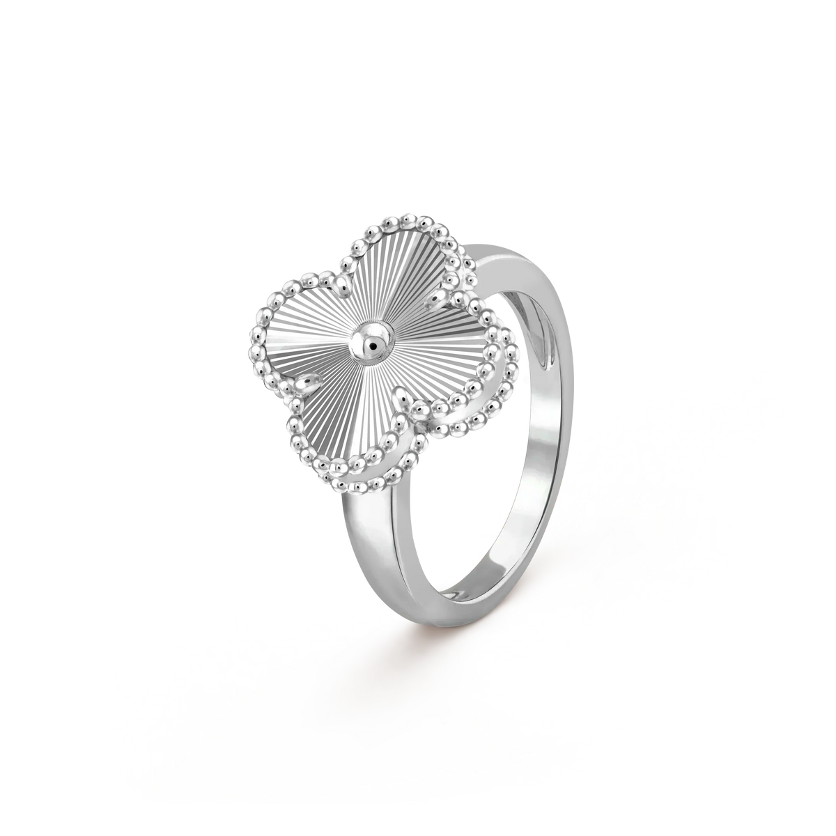 [Plus&Max]CLOVER SILVER RING