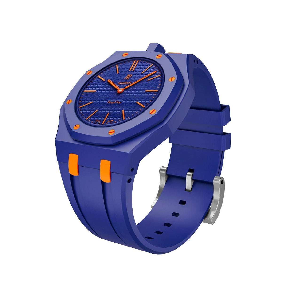 [Plus&Max]Royal Oak Pop Exclusive Bioceramic Case & Silicone Strap Mix Color