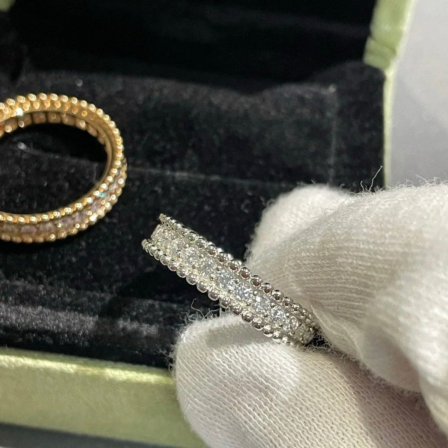 [Max Jewelry ]PERLEE DIAMOND SILVER RING