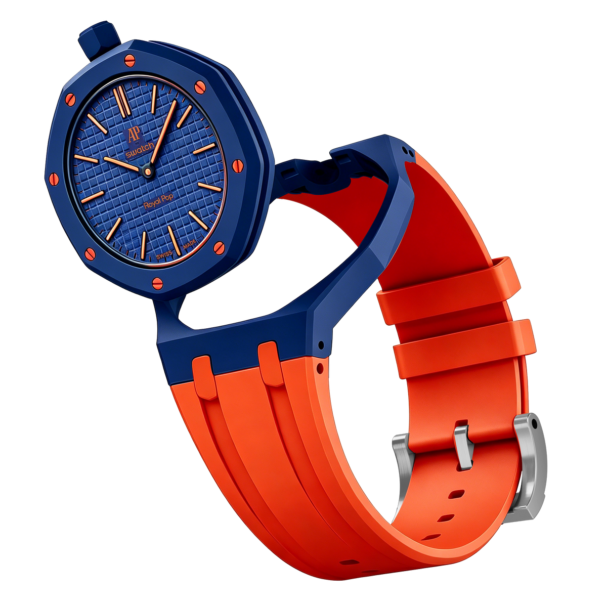 [Plus&Max]Royal Oak Pop Exclusive Bioceramic Case & Silicone Strap Mix Color