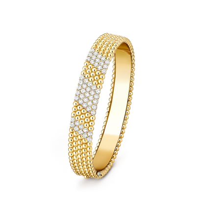 [Max Jewelry]  FIVE-ROW DIAMOND BRACELET