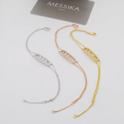 [Max Jewelry] Move Classique pavé bracelet