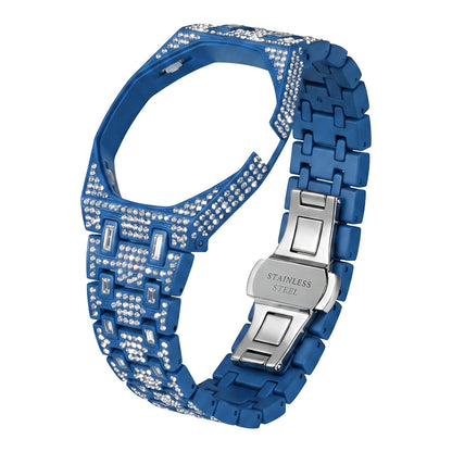 [Plus&Max]Royal Oak Pop Exclusive Bioceramic Case & Bioceramic Strap Full Diamond