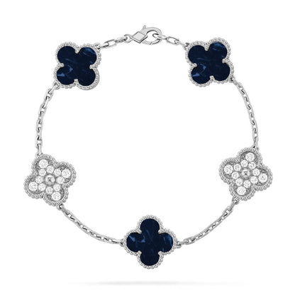 [Max Jewelry ]CLOVER 5 MOTIF PIETERSITE BRACELET COLLECTION