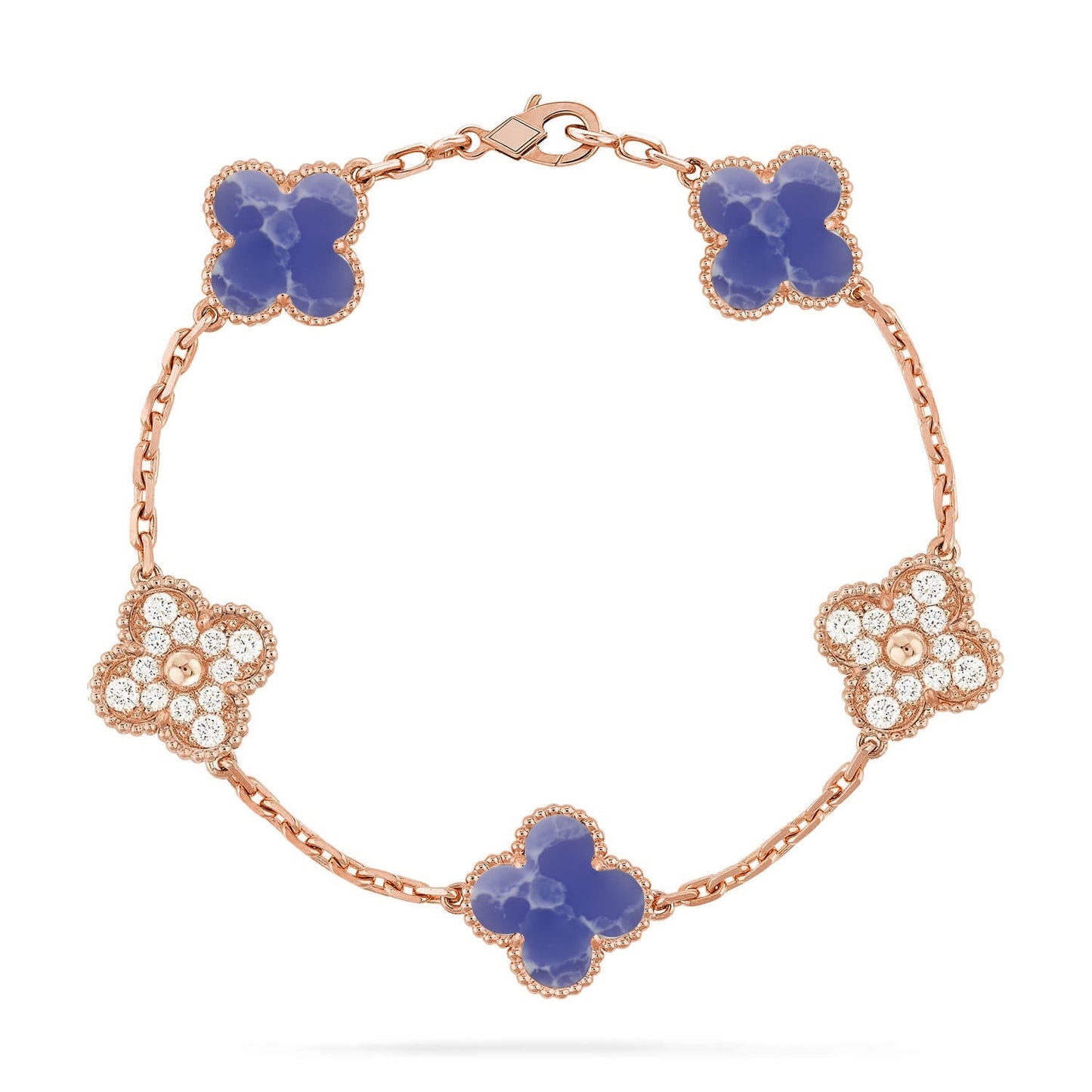 [Max Jewelry ]CLOVER 5 MOTIF BLUE VEINS BRACELET COLLECTION