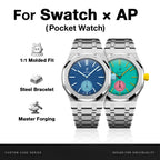Royal Oak Pop Exclusive Steel Case & Strap Full‑wrap Embedded Watch Band