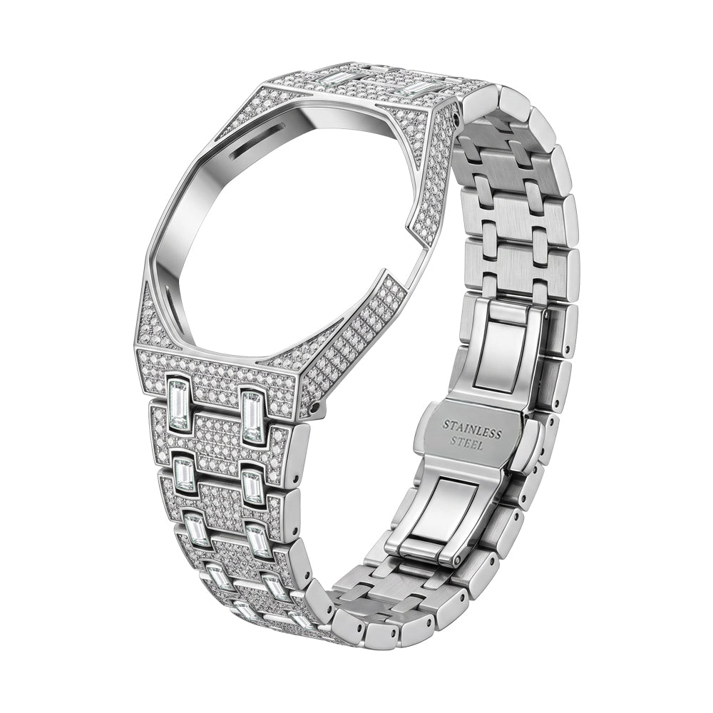 [Plus&Max]Royal Oak Pop Exclusive Bioceramic Case & Bioceramic Strap Full Diamond