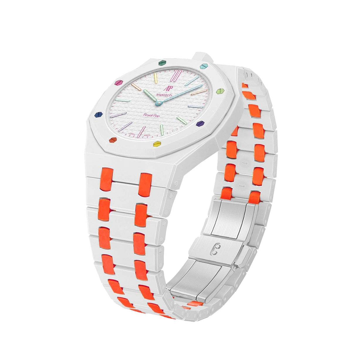 [Plus&Max]Royal Oak Pop Exclusive Bioceramic Case & Bioceramic Strap Mix Color