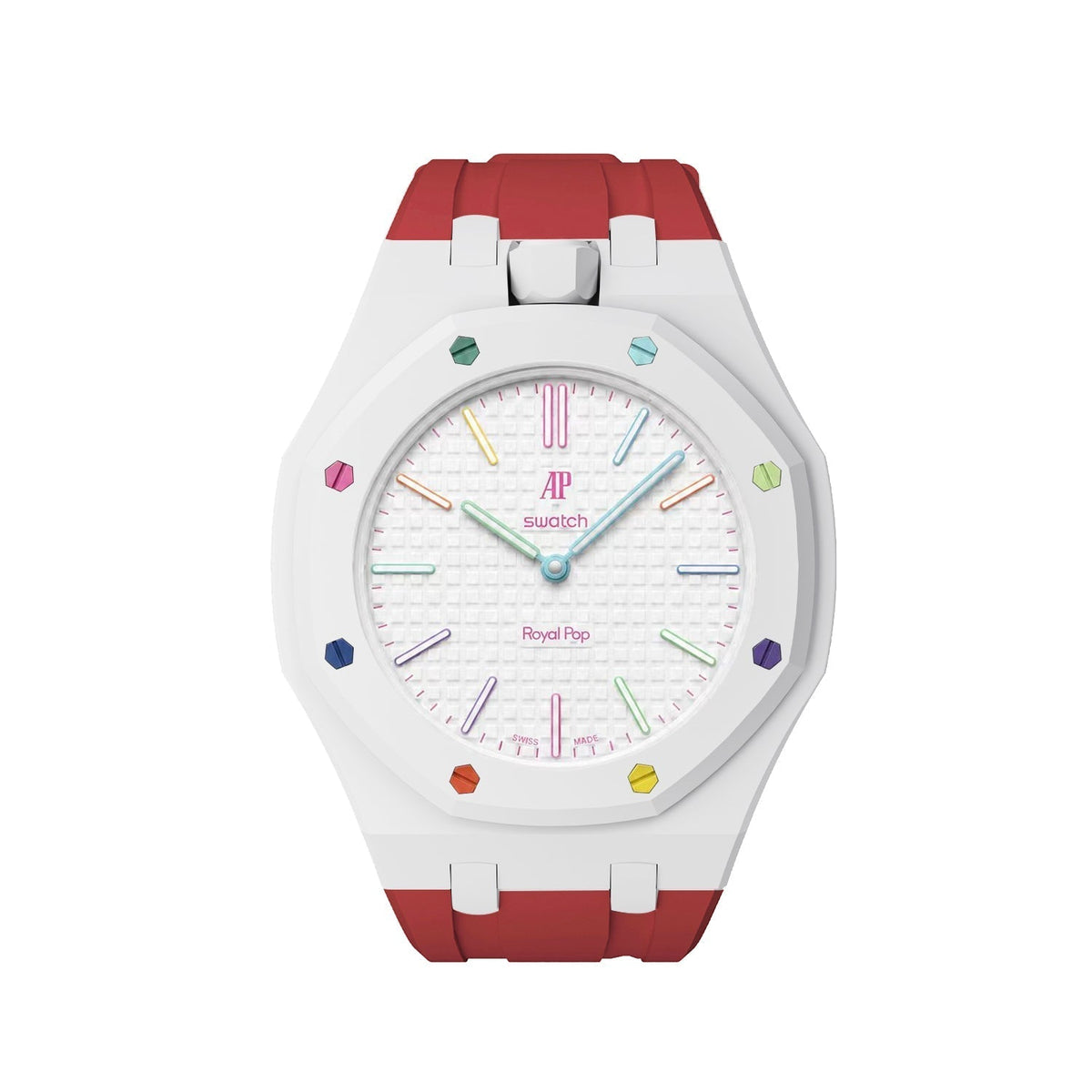 [Plus&Max]Royal Oak Pop Exclusive Bioceramic Case & Silicone Strap Mix Color