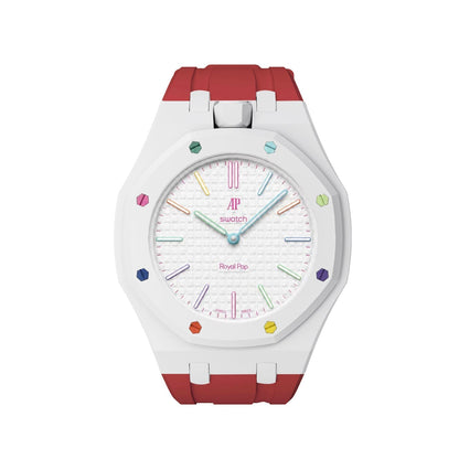 [Plus&Max]Royal Oak Pop Exclusive Bioceramic Case & Silicone Strap Mix Color