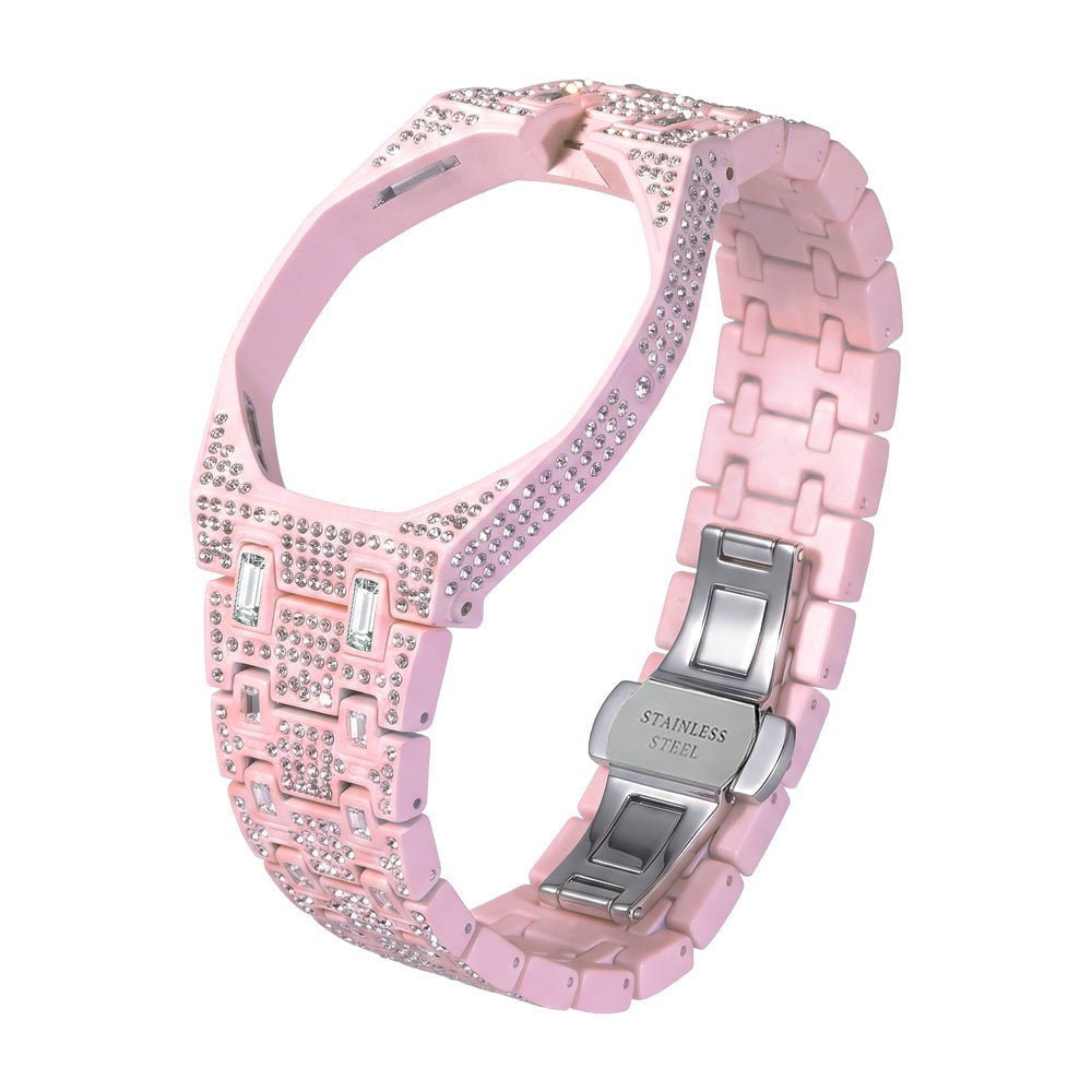 [Plus&Max]Royal Oak Pop Exclusive Bioceramic Case & Bioceramic Strap Full Diamond